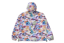 ART CAMO HOODED JACKET