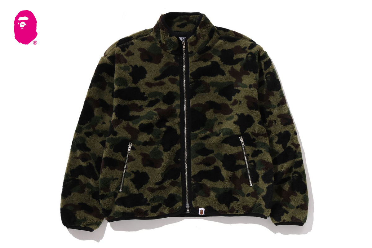 1ST CAMO FLEECE JACKET | bape.com