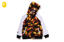 1ST CAMO SHARK HOODIE SWEAT VARSITY JACKET