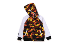 1ST CAMO SHARK HOODIE SWEAT VARSITY JACKET