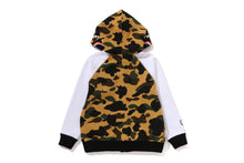 1ST CAMO SHARK HOODIE SWEAT VARSITY JACKET