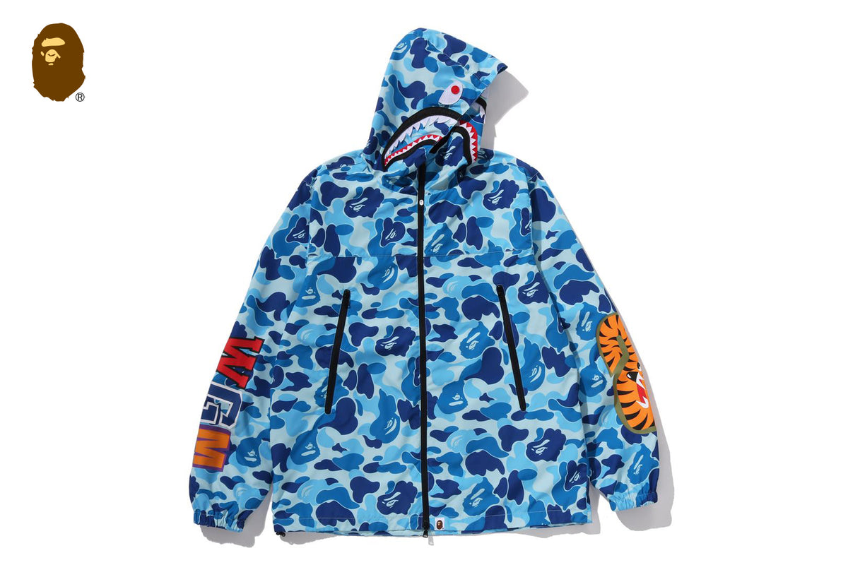 ABC CAMO SHARK HOODIE JACKET | bape.com