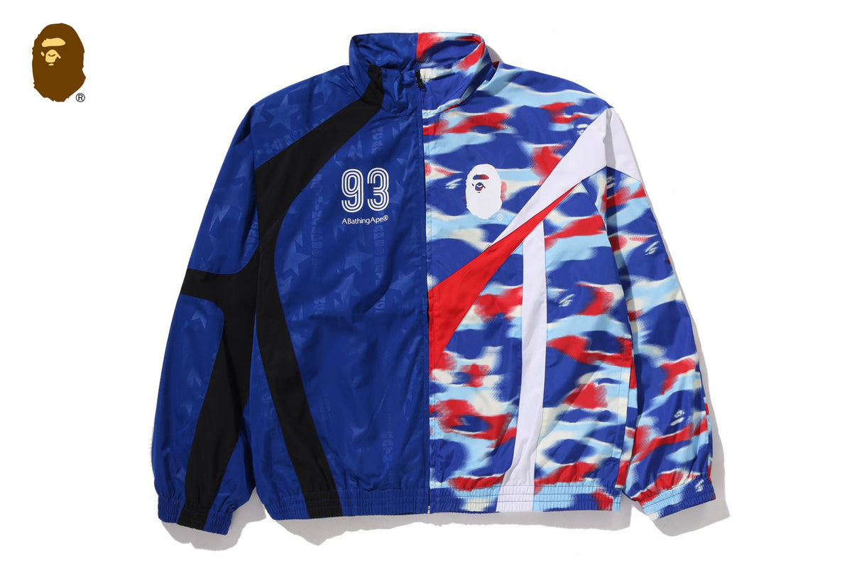 SPLIT STAND COLLAR TRACK JACKET | bape.com