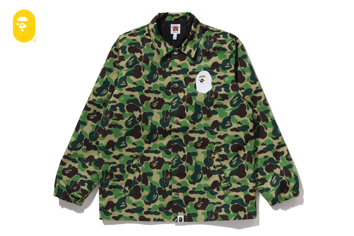 ABC CAMO COLLEGE COACH JACKET | bape.com