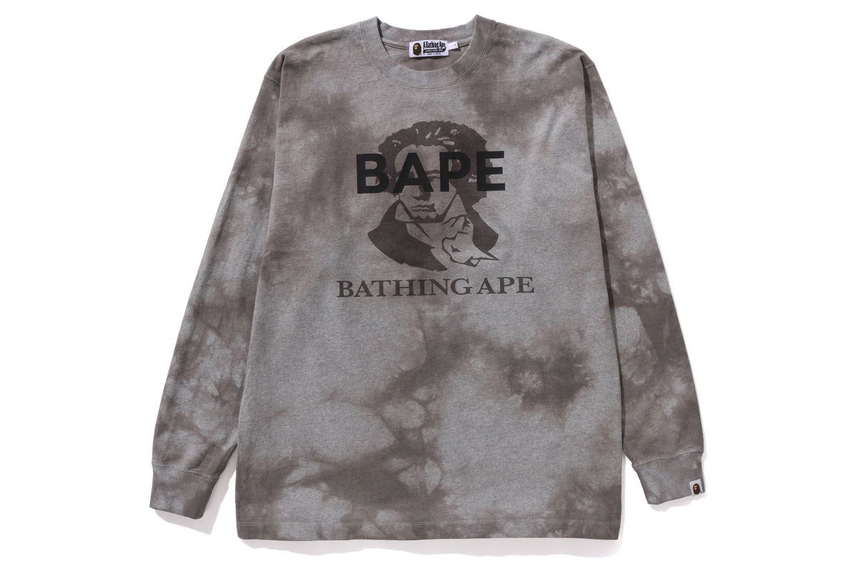 TIE DYE BATHING APE L/S TEE | bape.com