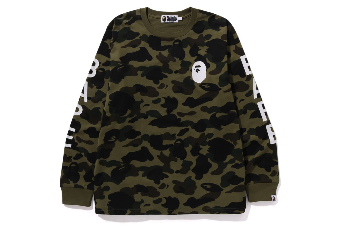 1ST CAMO L/S TEE | bape.com