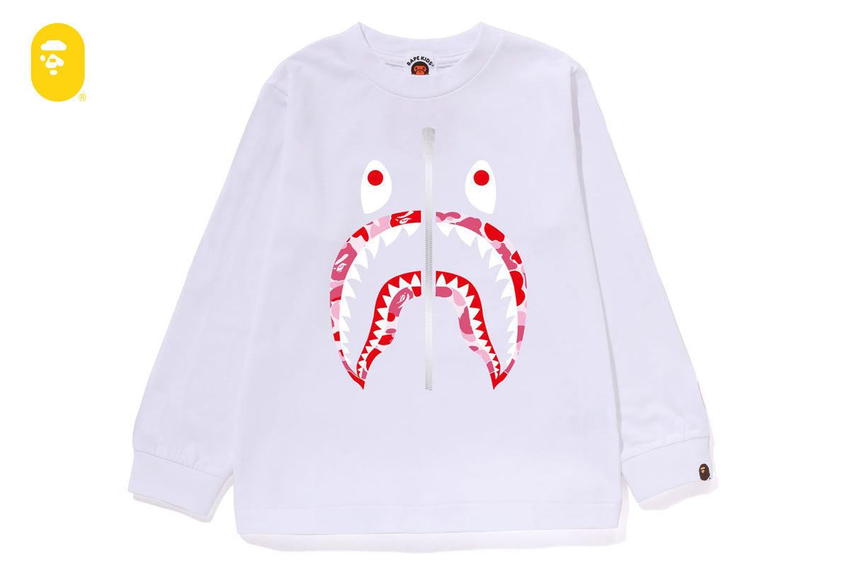 A BATHING APE シャークデザイン Tシャツ L S A BATHING APE シャークデザイン Tシャツ - メルカリ