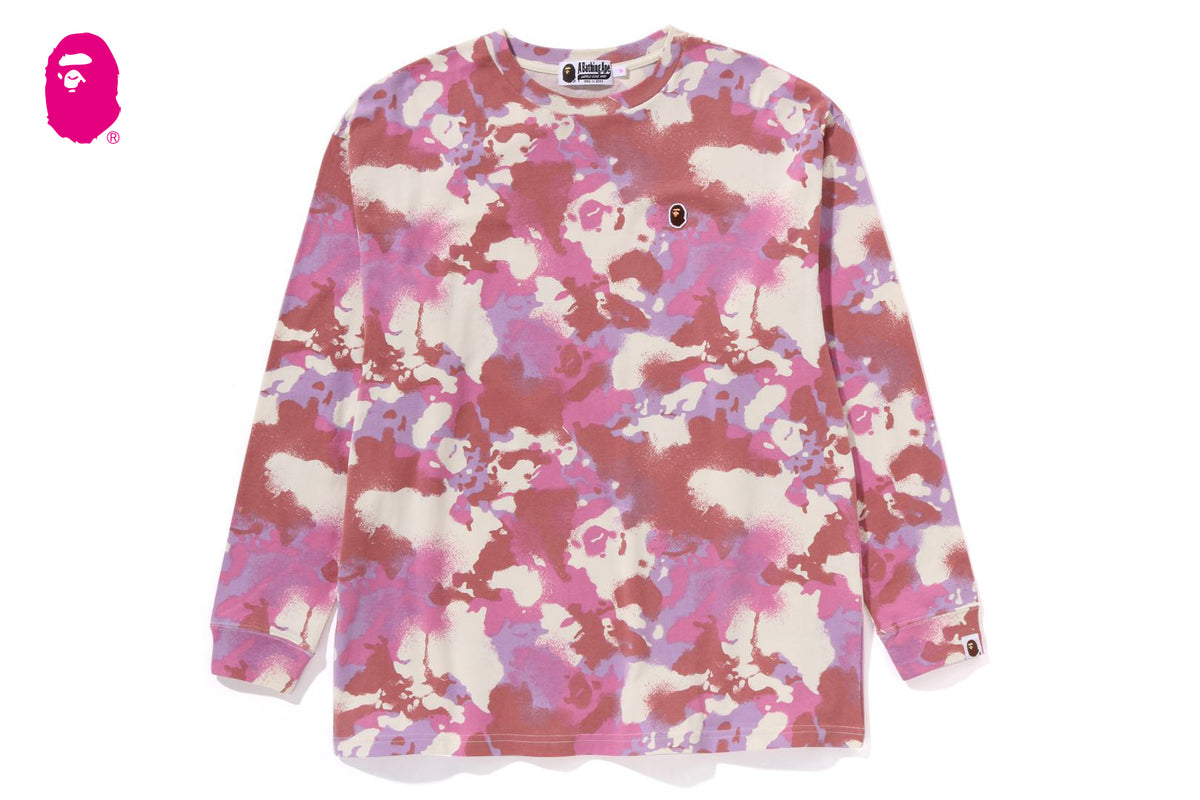 MAP CAMO LS TEE | bape.com