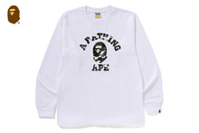 CITY CAMO COLLEGE LS TEE