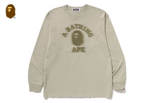 GARMENT DYE COLLEGE RELAXED FIT LS TEE