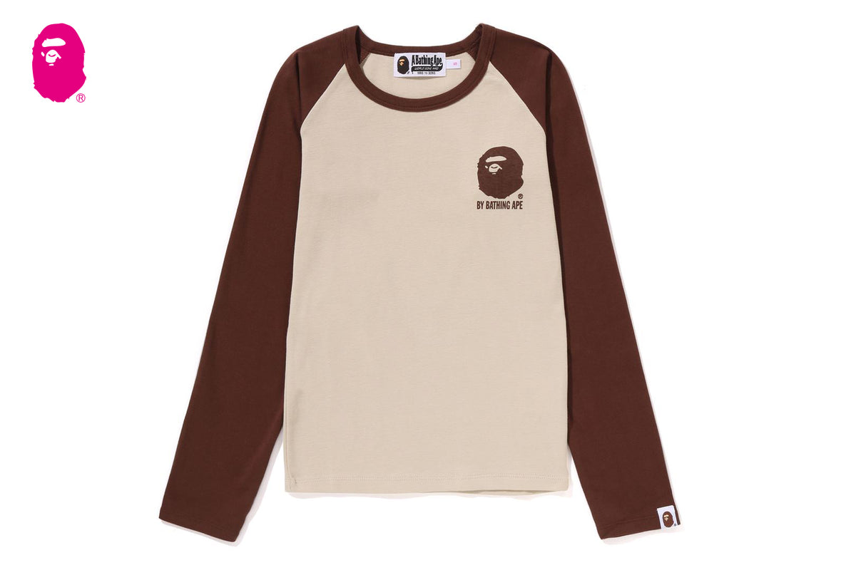 BY BATHING APE RAGLAN LS TEE Sサイズ BY BATHING APE RAGLAN LS TEE | bape.com