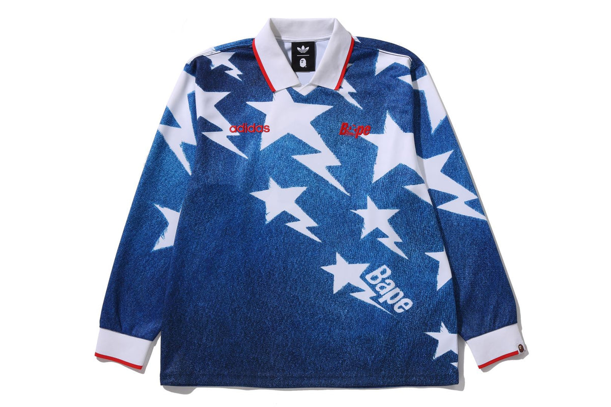 ウェア A BATHING APE x adidas LS Sta Jersey BAPE X ADIDAS 】LS STA JERSEY | bape.com