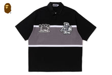 COLOR BLOCKING OVERSIZED RUGBY POLO