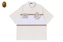 COLOR BLOCKING OVERSIZED RUGBY POLO