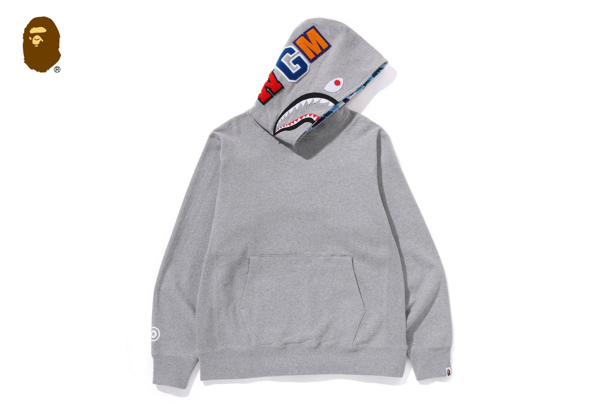 ABC CAMO SHARK PULLOVER HOODIE | bape.com