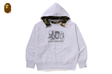 A BATHING APE DOUBLE FACE PULLOVER HOODIE BAPE LEGACY