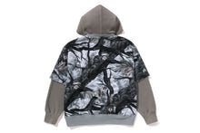 TREE EDGE CAMO LAYERED PULLOVER HOODIE