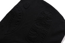 PADDED SHARK CROPPED FIT PULLOVER HOODIE