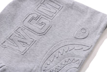 PADDED SHARK CROPPED FIT PULLOVER HOODIE