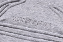PADDED SHARK CROPPED FIT PULLOVER HOODIE