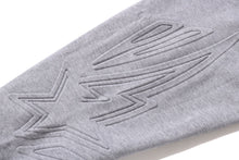 PADDED SHARK CROPPED FIT PULLOVER HOODIE