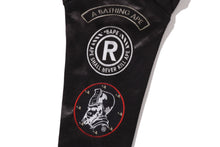 LEATHER JACKET PRINT SHARK PULLOVER HOODIE