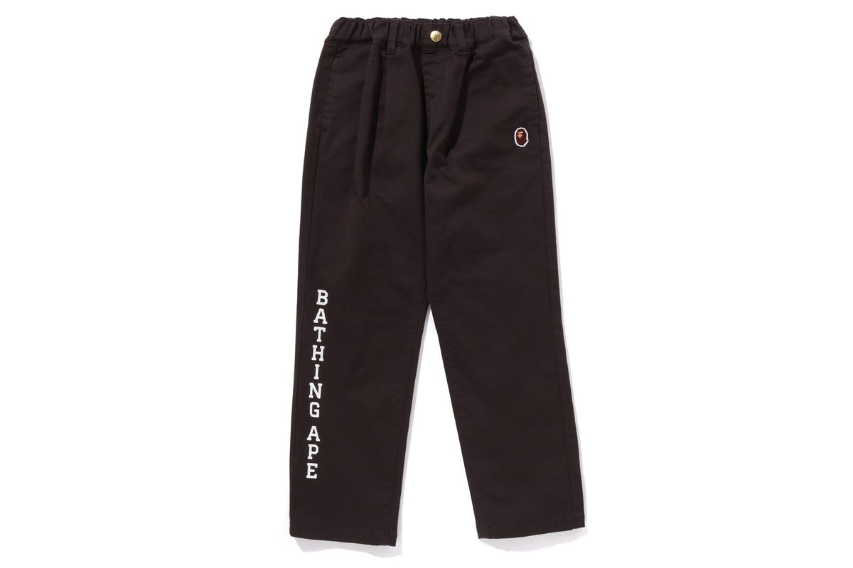 BATHING APE TUCK CHINO PANTS