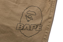 BAPE APE HEAD CURVED PANTS