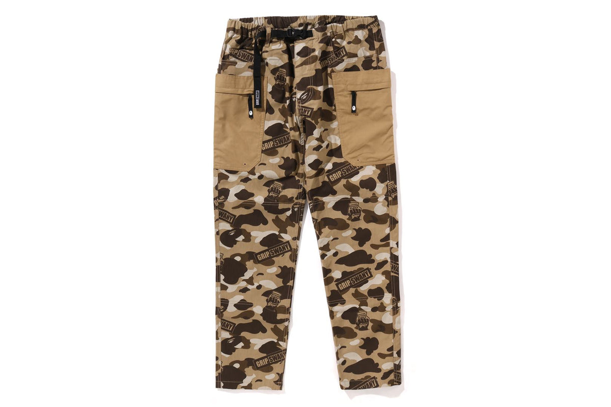 BAPE X GRIP SWANY 】 GR CAMO FIREPROOF CAMP PANTS | bape.com
