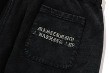 【 BAPE X MMJ 】LEATHER STA PATCH SKULL RELAXED FIT SWEATPANTS 16TH