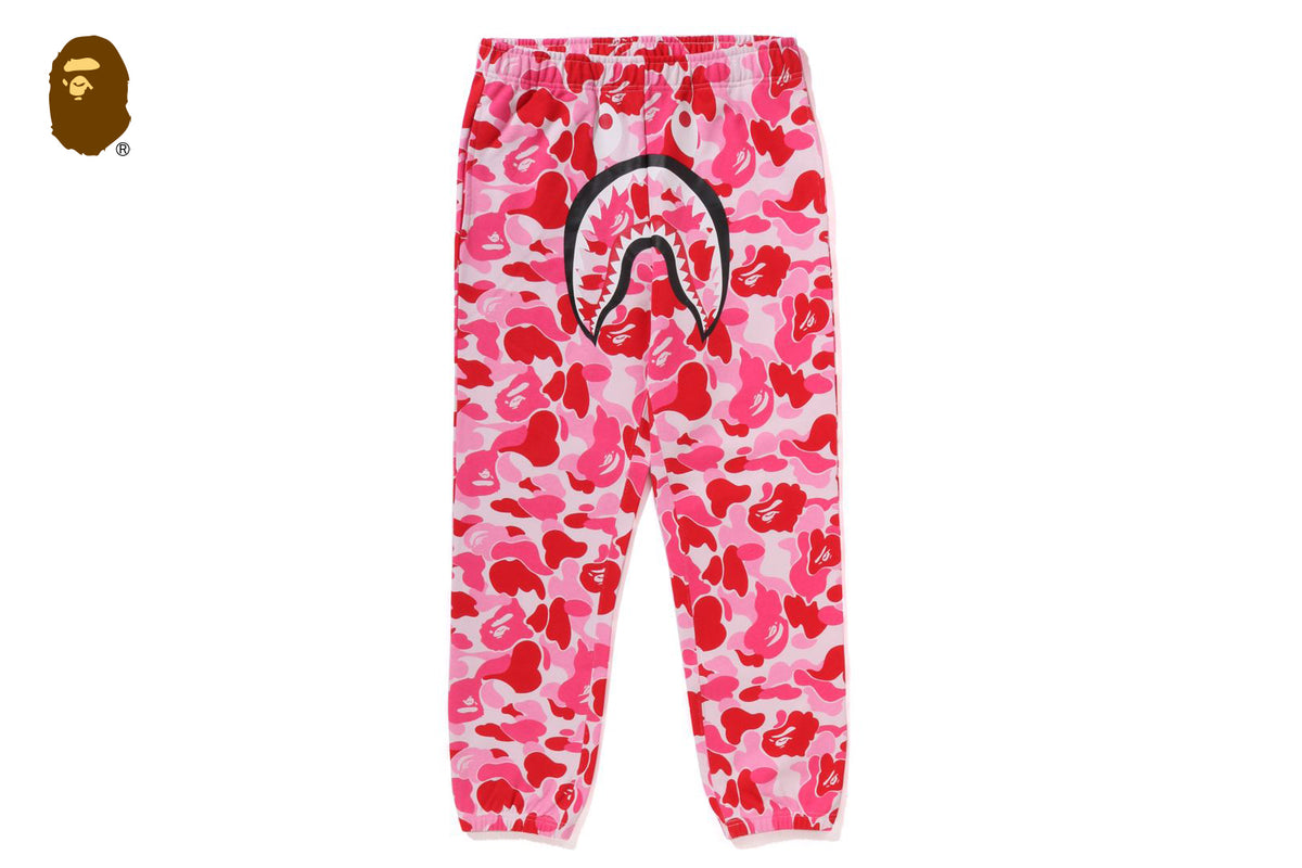 ABC CAMO SHARK REGULAR FIT SWEAT PANTS | bape.com