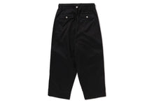 BAPE BLACK BELTED AIRPOD CHINO PANTS