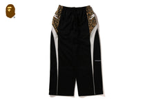 WILD LEOPARD PATTERN OVERSIZED FIT TRACK PANTS