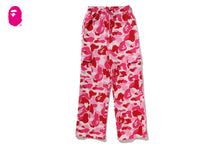 ABC CAMO A BATHING APE LOGO STRAIGHT SWEAT PANTS
