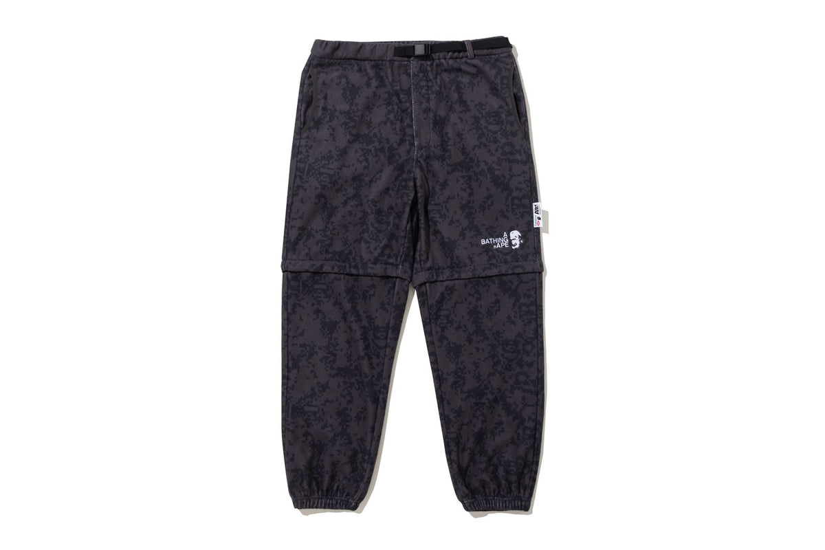BAPE BY KAZUKI KURAISHI 】DIGITAL CAMO MOD DETACHABLE PANTS | bape.com