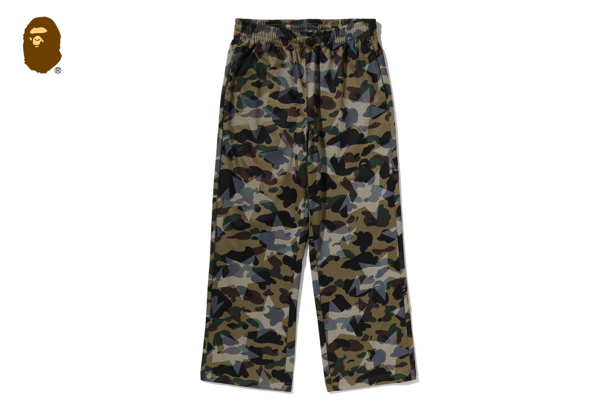 STA OVER PRINT 1ST CAMO STA MESH SWEATPANTS | bape.com