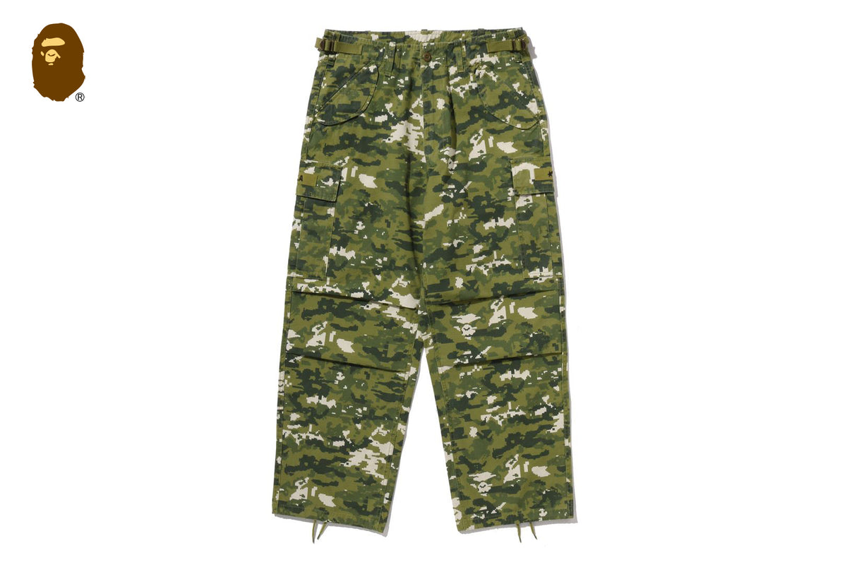 MULTI PIXEL CAMO M-65 CARGO PANTS | bape.com