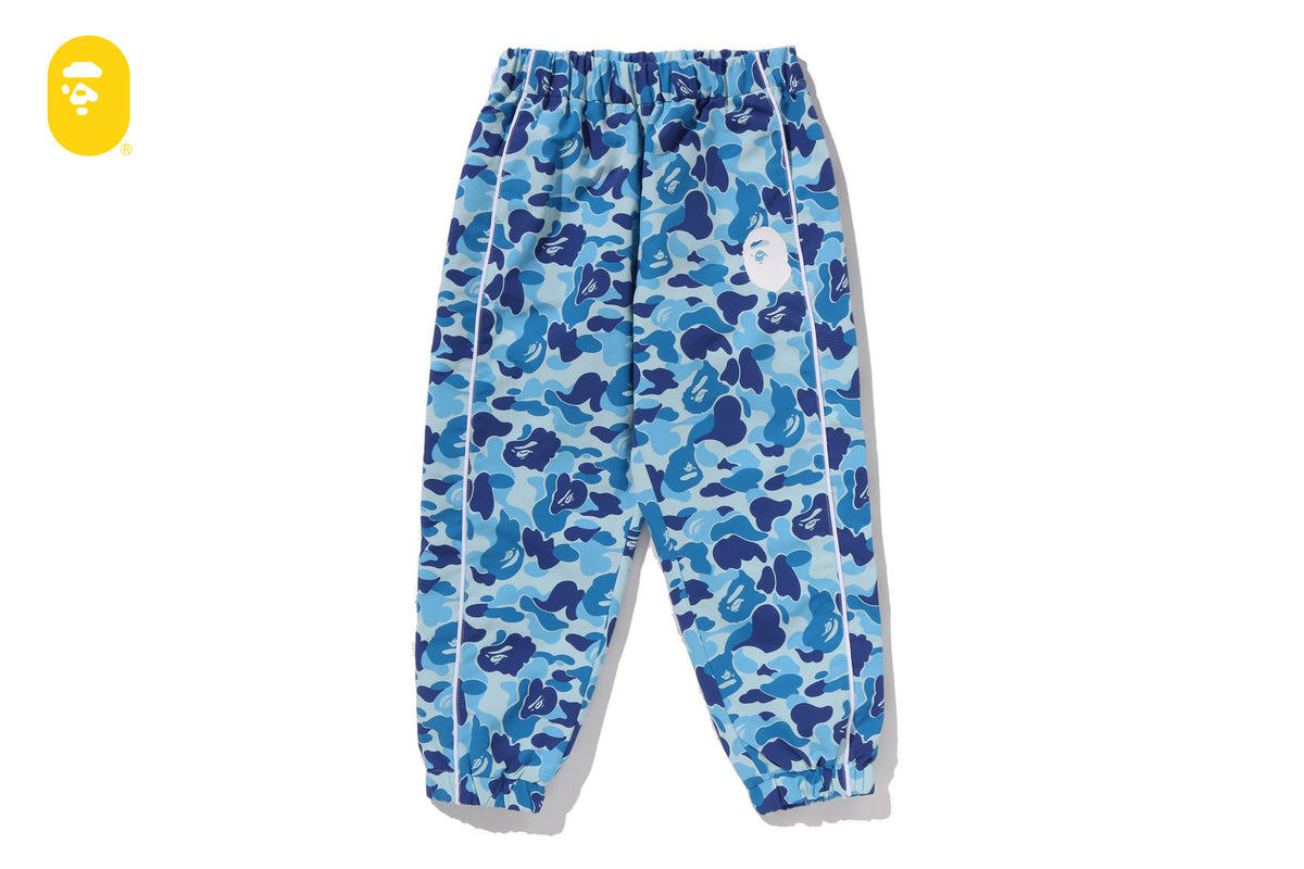 エイプ カラー カモ ディフォメーション ルーズ フィット トラックパンツ ABC CAMO TRACK PANTS | bape.com