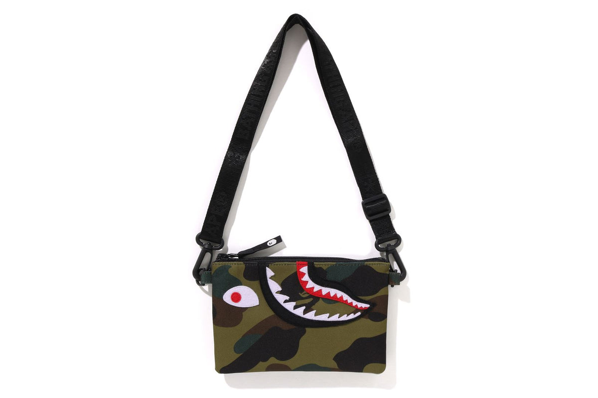 1ST CAMO SHARK MINI SHOULDER BAG | bape.com
