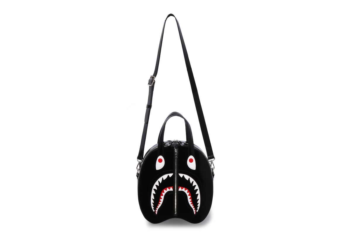 SHARK LEATHER SHOULDER BAG | bape.com