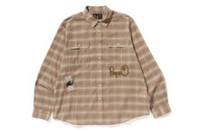 【 BAPE X SEAN WOTHERSPOON 】  EMBROIDERY CHECK SHIRT
