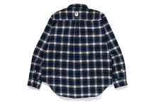 ONE POINT CHECK SHIRT M BAPEC