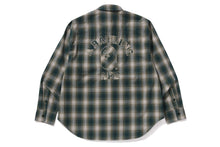 OMBRE CHECK COLLEGE RELAXED FIT SHIRT