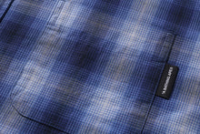OMBRE CHECK COLLEGE RELAXED FIT SHIRT