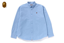 LINE CAMO JACQUARD OXFORD LS SHIRT