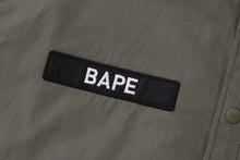 BATHING APE LOGO MILITARY LS SHIRT