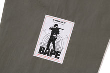 BATHING APE LOGO MILITARY LS SHIRT