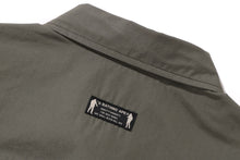 BATHING APE LOGO MILITARY LS SHIRT