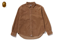 ONE POINT HEAVY WASHED CORDUROY LS SHIRT