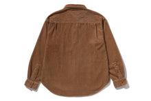 ONE POINT HEAVY WASHED CORDUROY LS SHIRT